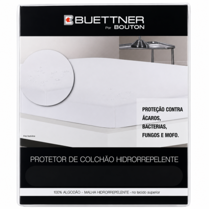 Protetor de Colchão Queen  Malha Hidrorrepelente Buettner